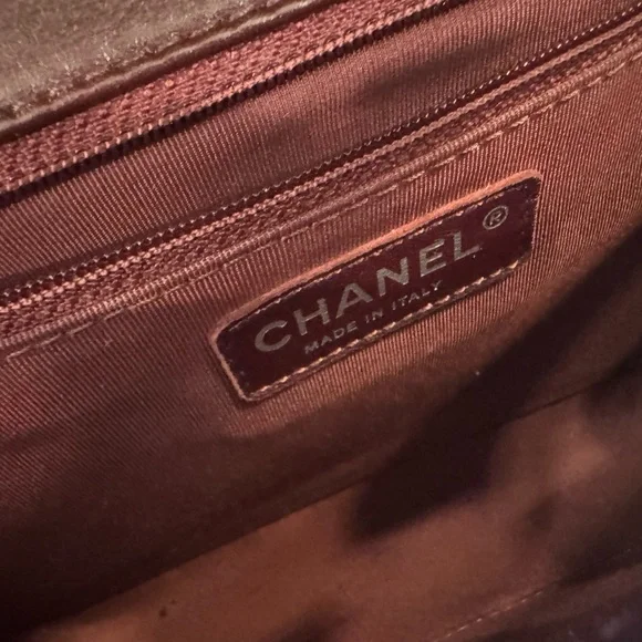 Chanel Chevron Boy Bag brown - Picture 12 of 14